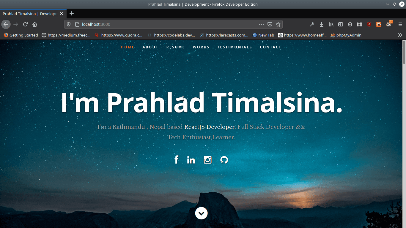 ReactJS-Portfolio